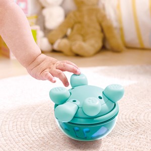 Boîte à musique tortue d'éveil lumineuse rotative Hape