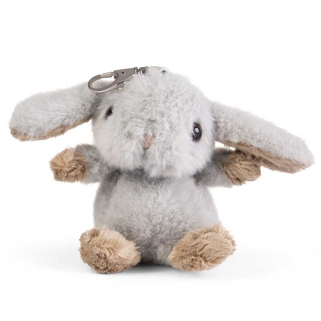 Peluche porte-clé lapin pour enfants coloris aléatoire