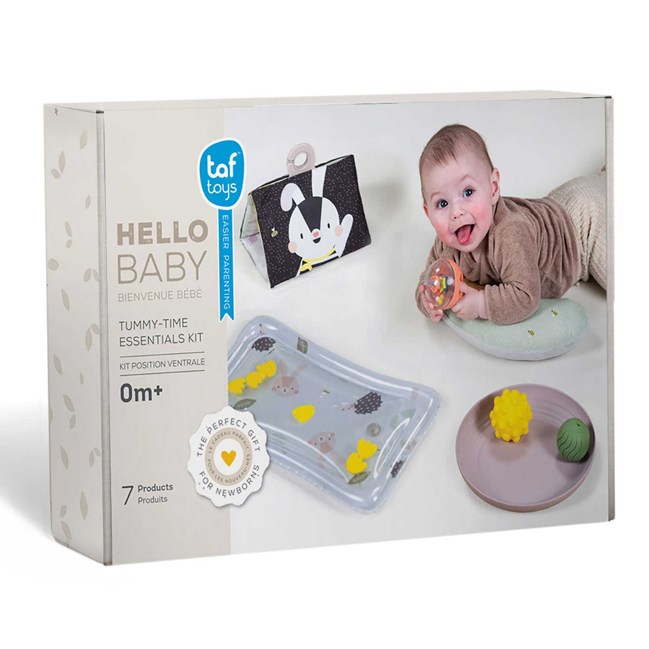 Coffret jeux d'éveil pour jouer sur le ventre dès la naissance