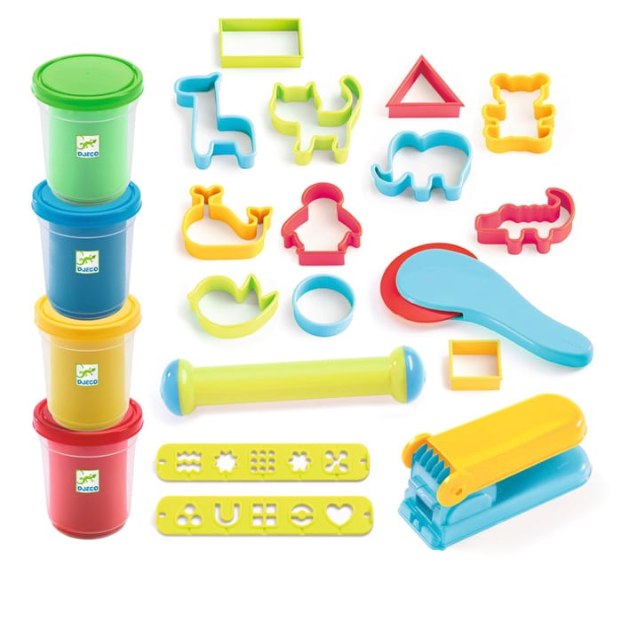 Kit de pâte à modeler dès 18 mois Djeco avec accessoires (Djeco) - Image 1