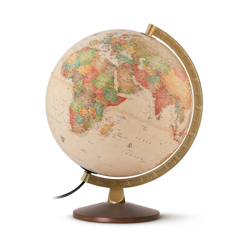 Nature & Découvertes - Globe antique Ocra