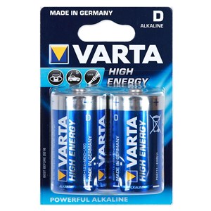 2 piles LR20 D High Energy Varta