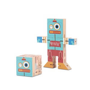 Casse-tête robot Bleu