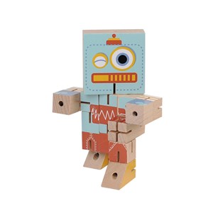 Casse-tête robot Bleu