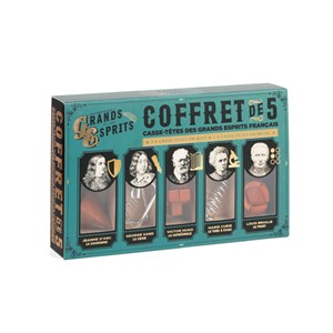 Coffret 5 casse-têtes Grands Esprits
