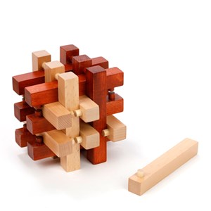 Grand casse-tête en bois cube