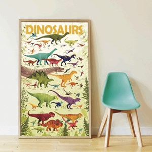 Poster stickers dinosaures Poppik