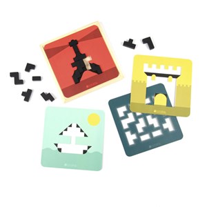 Puzzle Tangram en bois