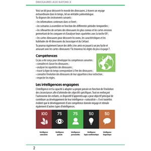 Jeu dinosaures aux rayons X