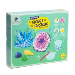 Coffret fabrique tes cristaux et géodes