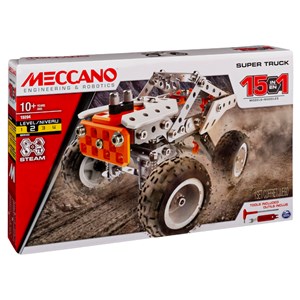 Coffret construction Meccano 15 en 1