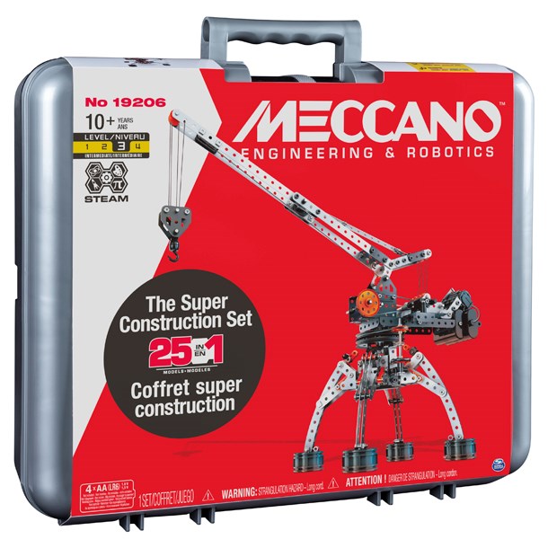 Coffret construction Meccano 25 en 1