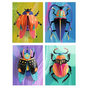 Tableaux insectes en papier