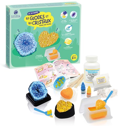 Kit DIY Fabrication Pendentif – Cristaux, Attaches, Cordon Soie Et Colle