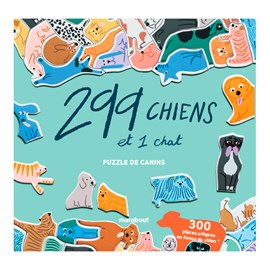 Puzzle 299 chiens et 1 chat