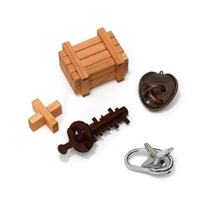 Coffret 8 casse-têtes antiques