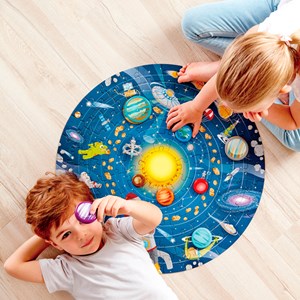 Puzzle lumineux système solaire