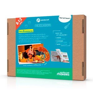 Kit Pandacraft dinosaures
