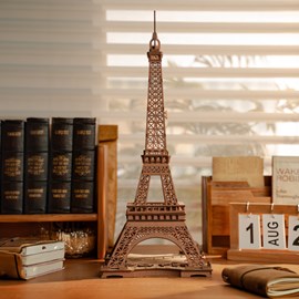 Maquette Tour Eiffel lumineuse en bois