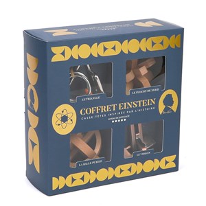 Coffret 4 casse-têtes Einstein