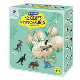 Coffret 12 œufs de dinosaures