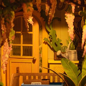 Maquette serre-livres éclairée Garden Home