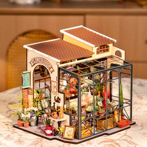 Maquette éclairée Le Magasin de Fleurs d’Émilie