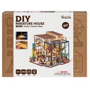 Maquette éclairée Le Magasin de Fleurs d’Émilie