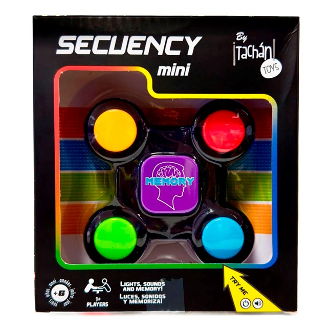 Secuency mini étoile jeu de mémoire de poche avec couleurs