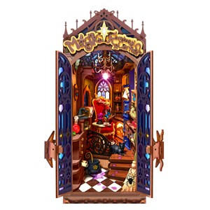 Maquette serre-livres éclairée Atelier du magicien Rolife