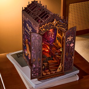 Maquette serre-livres éclairée Atelier du magicien Rolife
