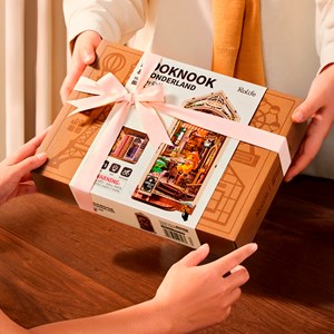 Maquette serre-livres éclairée Holiday Café Rolife