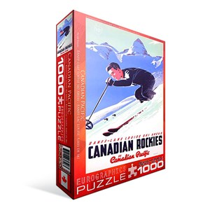 Puzzle 1000 pièces Canadian Rockies