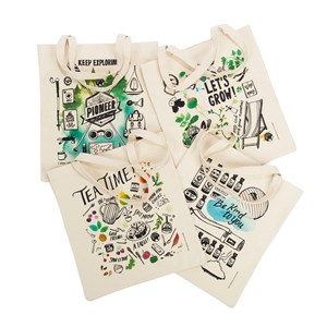 Sac en toile Let's grow