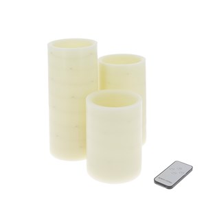 3 bougies à Led « Lueur scintillante »