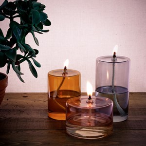 Lampe à huile OLIE rose