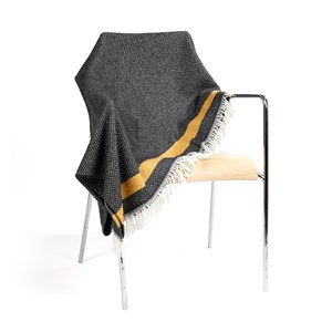 Plaid en laine recyclée