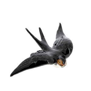 Hirondelle en faïence décorative GM