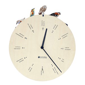 Horloge chants d'oiseaux