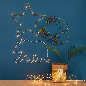 Set de 3 formes décoratives à suspendre