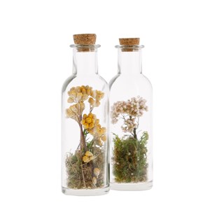 Bouteille fleurs de riz