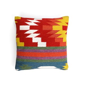 Coussin en tissu recyclé