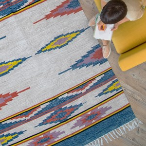 Tapis en tissu recyclé