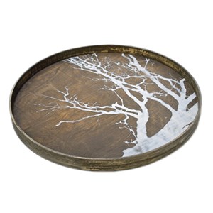 Plateau en bois Blanc