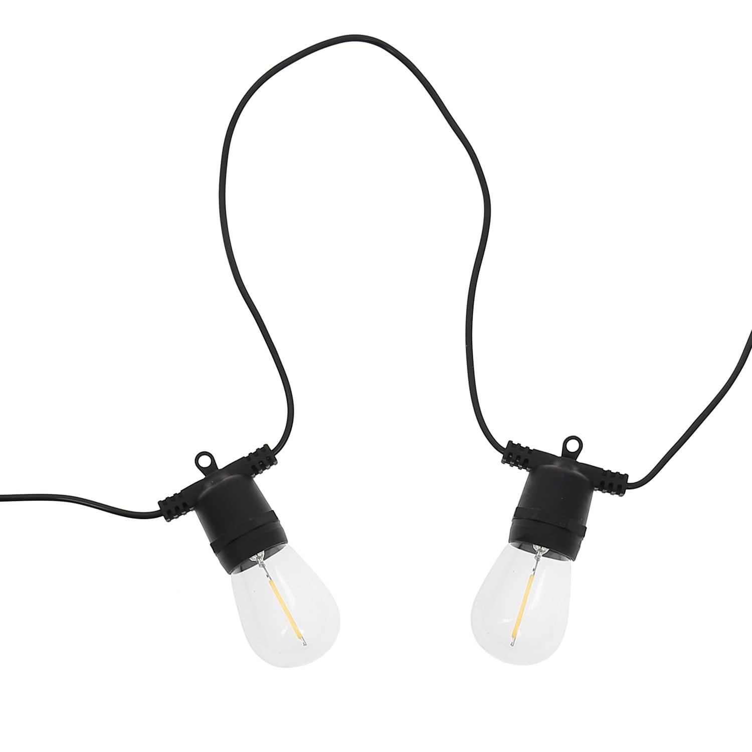 Guirlande lumineuse guinguette solaire ou secteur 10 ampoules multicol –  Decoclico