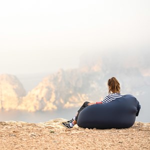 Pouf Lamzac® Fatboy dark blue