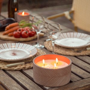 Bougie citronnelle en pot Grand modèle