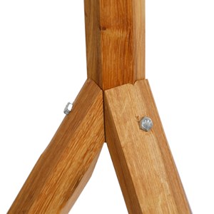 Mangeoire sur pied en bois