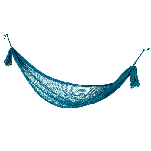 Hamac ENO Simple Nid Bleu Marine Et Vert – Parfait Pour Le Camping Et La Randonnée
