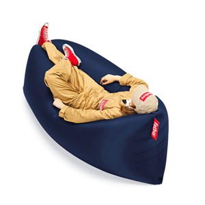 Pouf Lamzac® bleu foncé